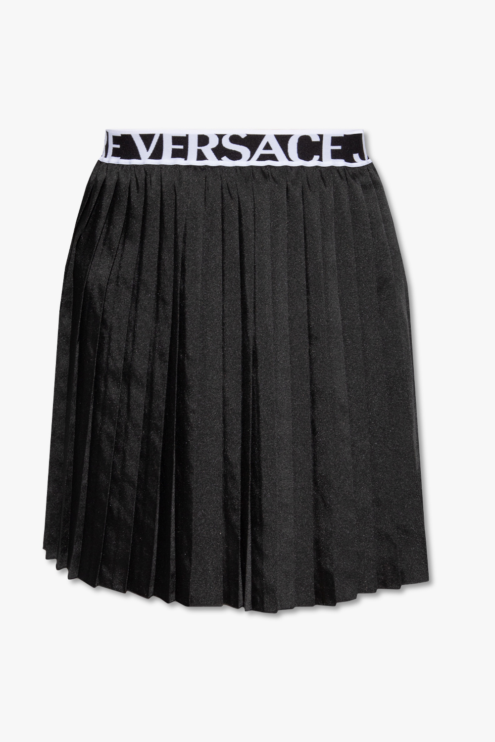 IetpShops Italy - Iris Dress Kids - Black Pleated skirt Versace